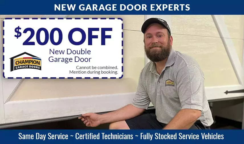 champion new garage door coupon
